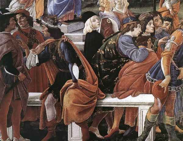 Three Temptations of Christ (detail 2) 1481-82 - view 1