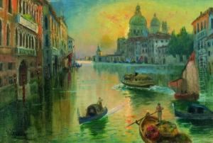 Il Canal Grande A Venezia by Giacomo Varese