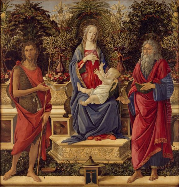The Virgin and Child Enthroned (Bardi Altarpiece) 1484 - view 1