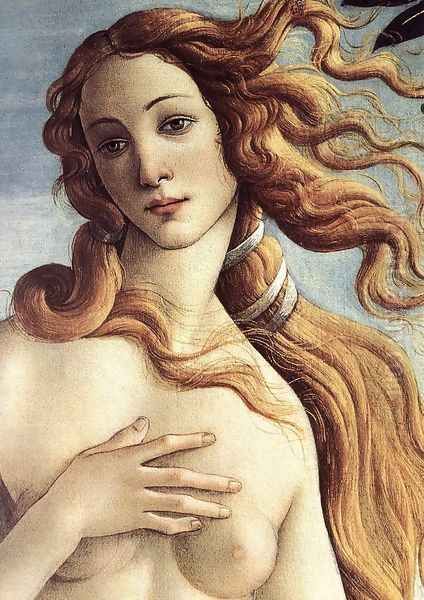 The Birth of Venus (detail 3) c. 1485 - view 1