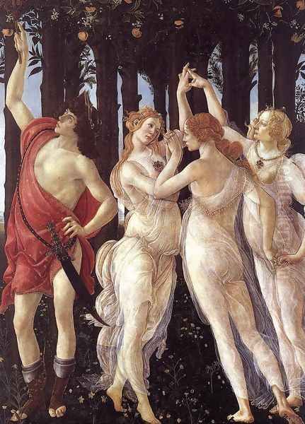 Primavera (detail 1) c. 1482 - view 1