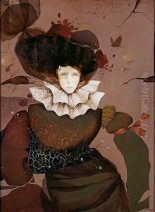 Retrato by Luis Martinez Vargas Machuca