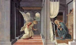 The Annunciation c. 1485 by Sandro Botticelli