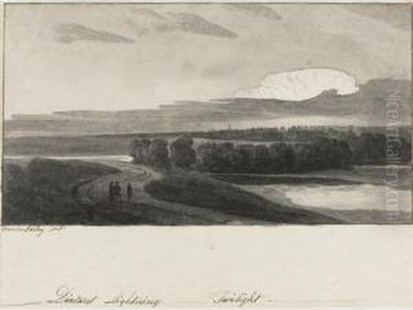 Distant Lightning-twilight - view 1