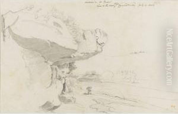 Sketching By The River Wye - view 1