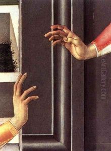Cestello Annunciation (detail 2) by Sandro Botticelli