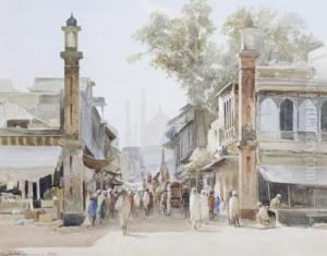 A Busy Cairo Street Scene
