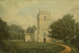 Adlestrop Church by William Fleetwood Varley