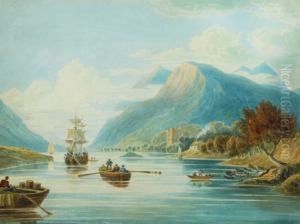 Loch Oich With Invergarry Castle