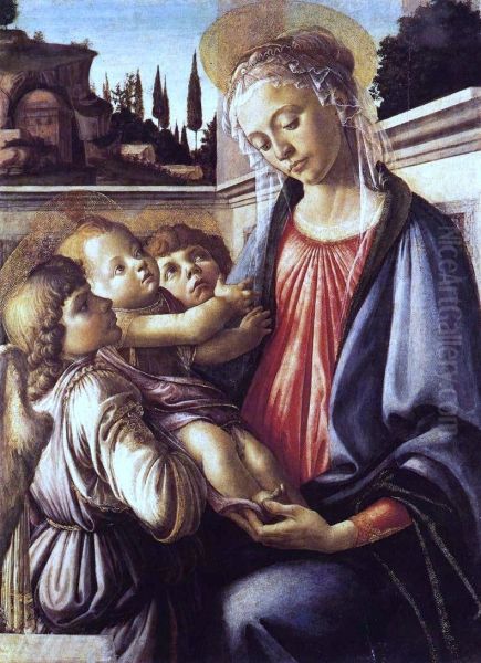 Madonna and Child and Two Angels c. 1470 - view 1