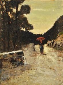 L'ombrellino Rosso by Antonio Varni