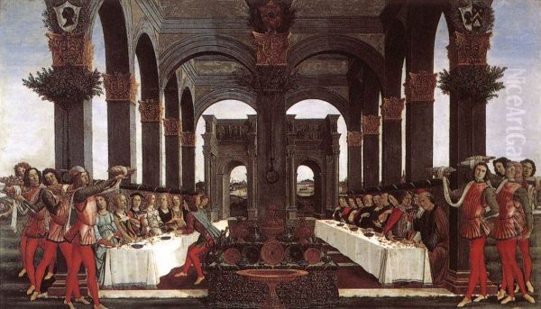 The Story of Nastagio degli Onesti (forth episode) c. 1483 - view 1