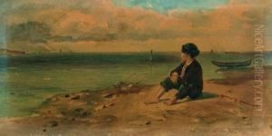 Bambino Sulla Spiaggia by Antonio Varni