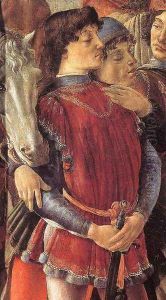 The Adoration of the Magi (detail 1) c. 1475 by Sandro Botticelli