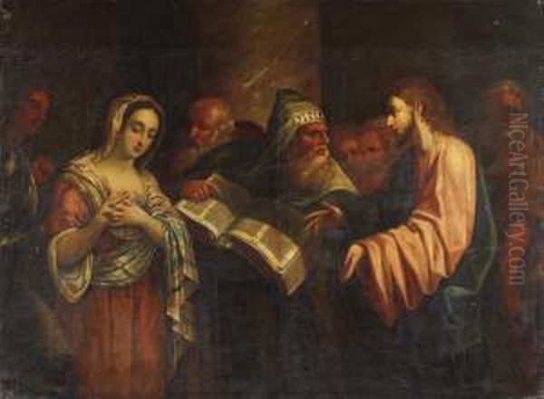 Christus Und Dieehebrecherin - view 1