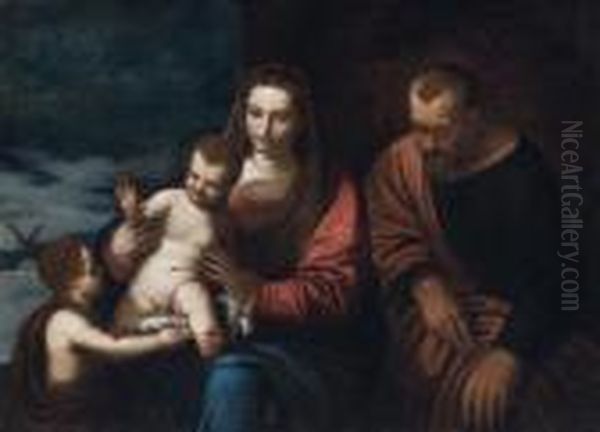 The Holy Family With Saint John The Baptist - view 1