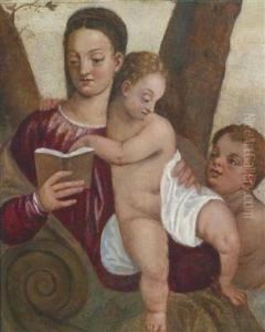 The Virgin And Child With The Infantbaptist / La Madonna Con Bambino E San Giovannino by (Alessandro) Padovanino (Varotari)
