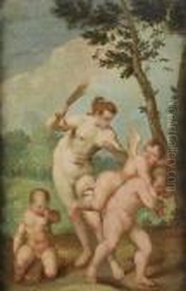 Venus Chastising Cupid - view 1