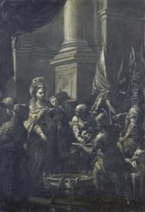 Salome Con La Testa Del Battista by Giuseppe Varotti