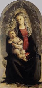 Madonna in Glory with Seraphim 1469-70 by Sandro Botticelli