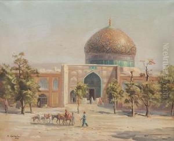 Devant La Mosquee - view 1