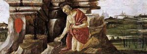 St Jerome in Penitence 1490-92 by Sandro Botticelli