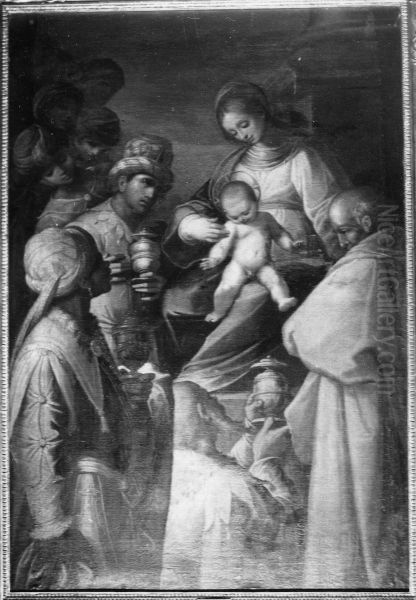 The Adoration Of The Magi by Giorgio Vasari
