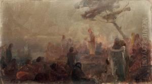 Scena Biblica by Emilio Vasarri