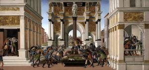 The Story of Lucretia 1496-1504 by Sandro Botticelli