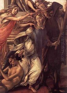 Calumny (detail 2) 1495 by Sandro Botticelli