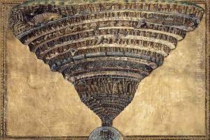 The Abyss of Hell 1480s by Sandro Botticelli