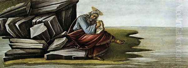 St John on Patmos 1490-92 - view 1