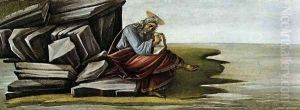 St John on Patmos 1490-92 by Sandro Botticelli