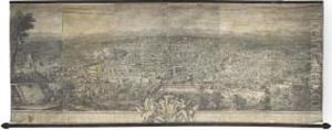 Prospetto Del'alma Citta Di Roma Visto Del Monte Gianicolo by Giuseppe Vasi