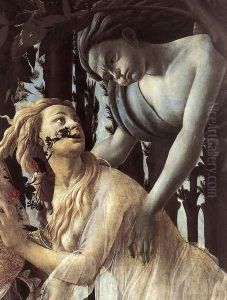 Primavera (detail 4) c. 1482 by Sandro Botticelli