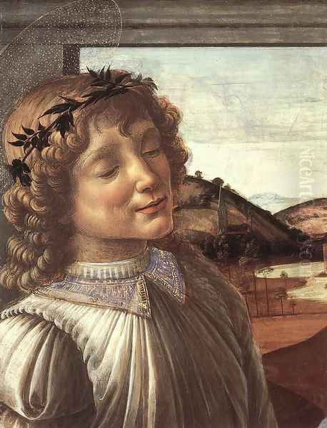 Madonna and Child with an Angel (detail) c. 1470 - view 1