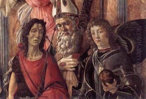 San Barnaba Altarpiece (detail 1) c. 1488 by Sandro Botticelli