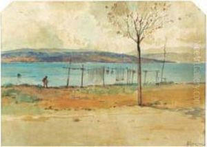 Bord De Fleuve by Hanzen Aleksei Vasilievitch