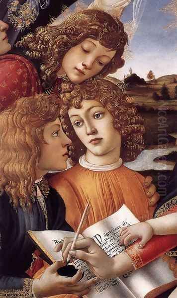 Madonna del Magnificat (detail 1) 1480-81 - view 1