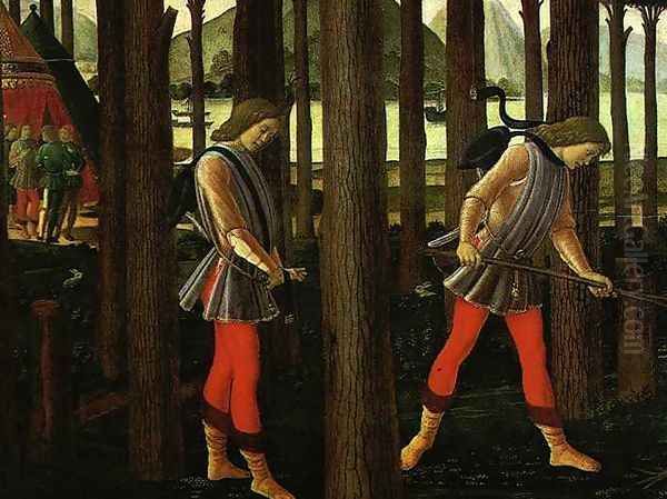 The Story of Nastagio degli Onesti (detail 1 of the first episode) - view 1