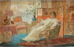 Figura Femminile In Un Interno Figura Femminile In Un Interno