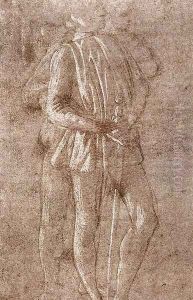 Study of two standing figures c. 1475 by Sandro Botticelli