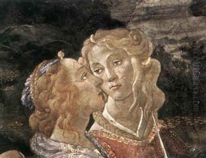 Three Temptations of Christ (detail 7) 1481-82 by Sandro Botticelli