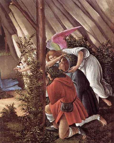 The Mystical Nativity (detail 2) c. 1500 - view 1