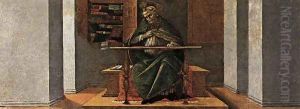 St Augustine in His Cell 1490-92 by Sandro Botticelli