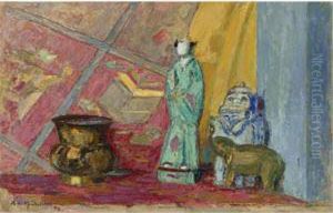 Still Life With Oriental Objects by Vasyl Hryhorovych Krychevsky
