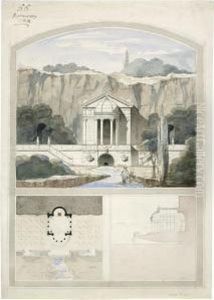 Entwurf Einer Antikisierenden Halle by Alfred Vaudoyer