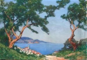 Le Village De St-tropez by Andre Vautier