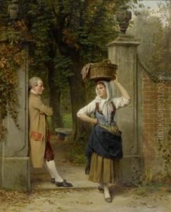 Gallant Gentleman And Peasant Girl