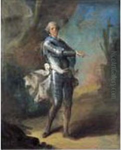 Etude Pour Un Portrait De Militaire Portant L'ordre Du Saint-esprit Et Faisant Un Signe De Commandement (le Duc De Penthievre En Grand Maitre De L'artillerie ?) Etude Pour Un Portrait De Militaire Portant L'ordre Du Saint-esprit Et Faisant Un Signe De Commandement (le Duc De Penthievre En Grand Maitre De L'artillerie ?)